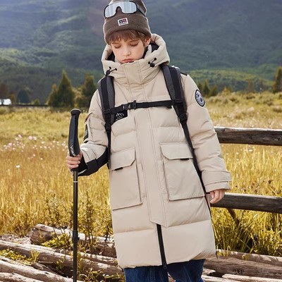 儿童羽绒服男女童中大加厚