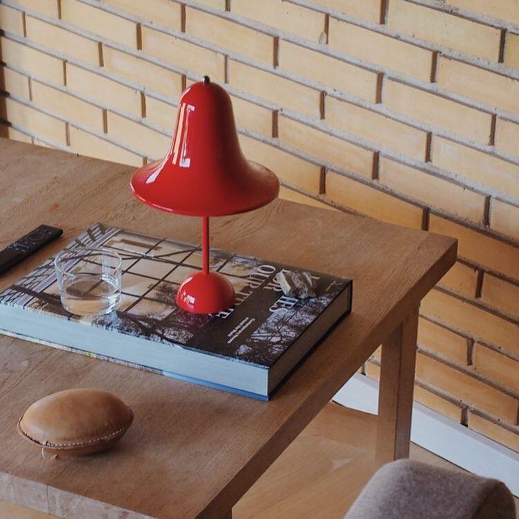 新款丹麦Verpan潘通铃铛台灯卧室书房床头无线便携式触摸充电小灯