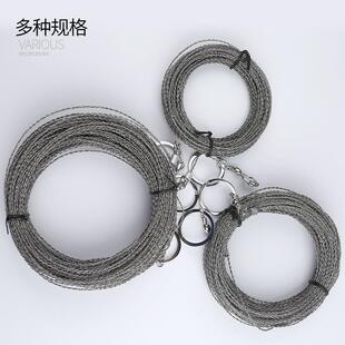 割水草线锯钢丝锯割草钢丝绳水草锯条养殖钢丝锯绳割伊乐藻锯条