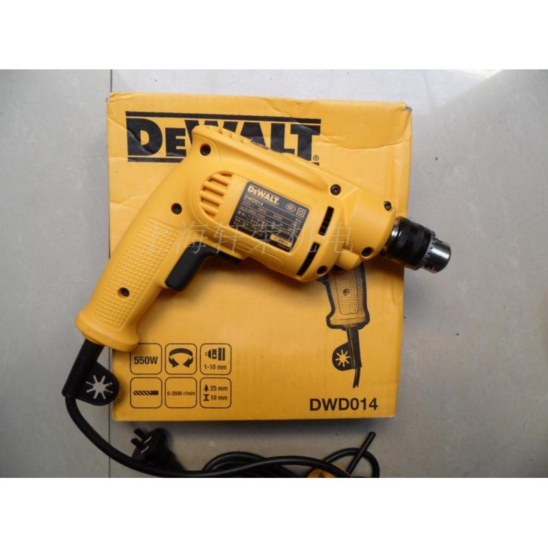 得伟电动工具 DWD014 电子调速电钻550W 得伟手电钻10mm DWD014S