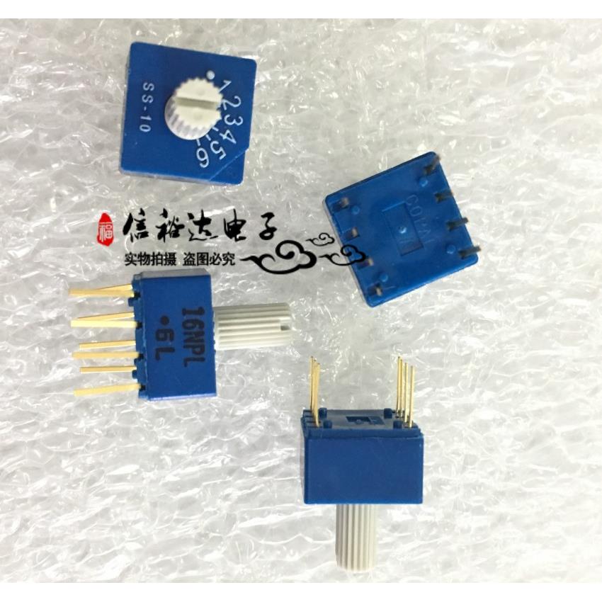 SS-10-16NPL COPAL科宝6档位编码器旋转开关1-6 SS-10-16NP-LE