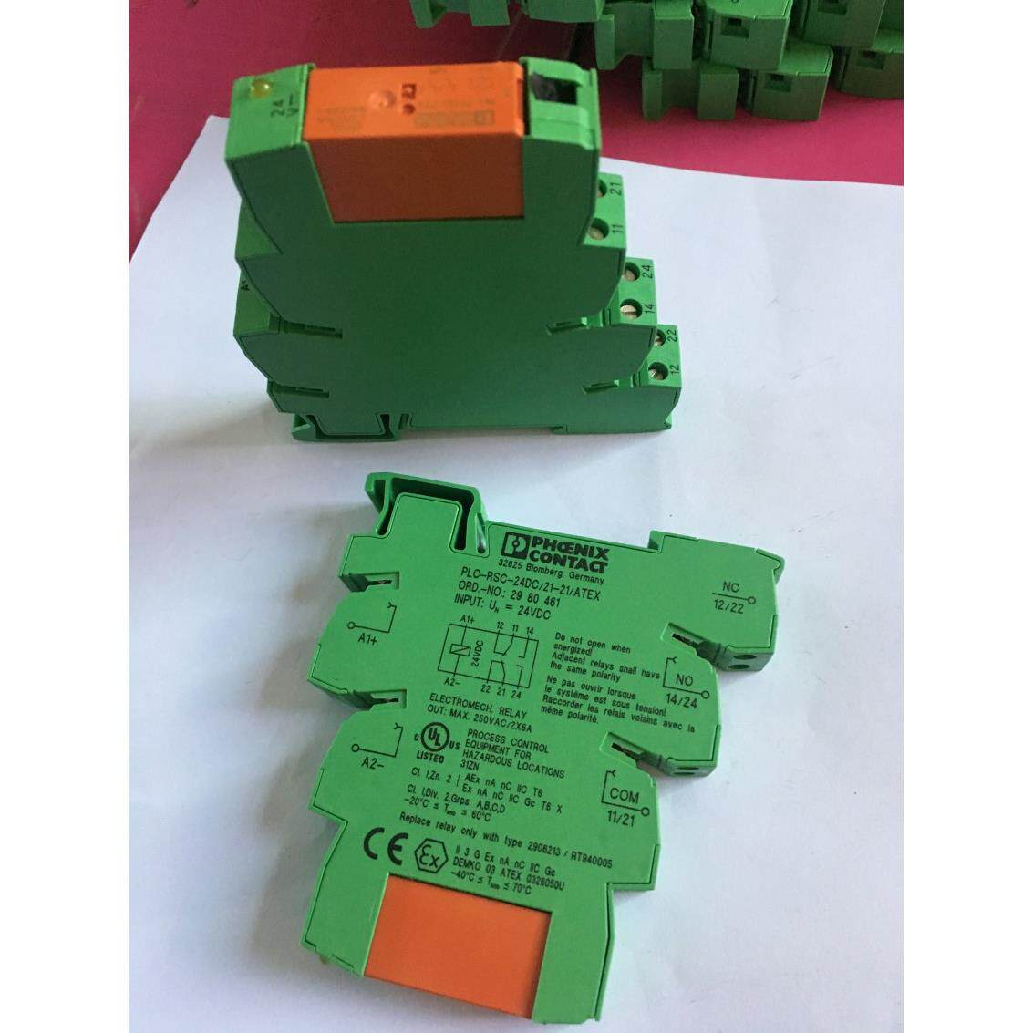 2980461 PLC-RSC-24DC/21-21ATEX 2906213 PHOENIX CONTACT继电器