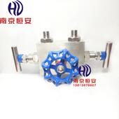 304不锈钢阀组高温高压三阀组一体化三阀组外螺丝G1 Q9FF3 160P