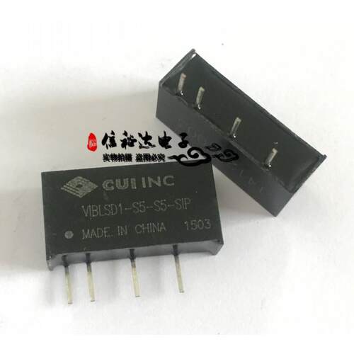 VIBLSD1-S5-S5-SIP 隔离式DC/DC转换器 5V 1W 原装