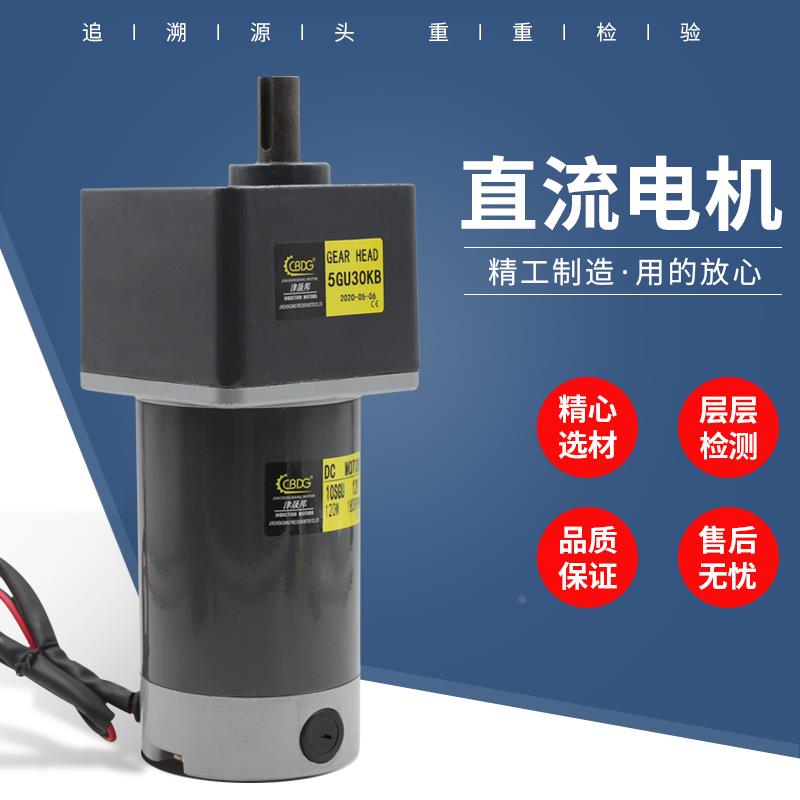 津晟邦电机10SGN直流J减速电机12V/24/48V 功率65W/90W/120W/200W