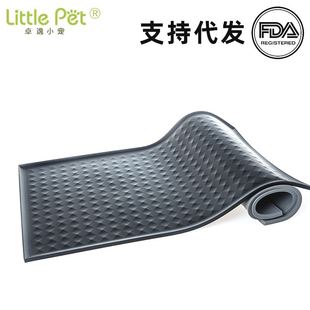 硅胶宠物垫菱形餐垫防溢易清洁硅胶狗垫硅胶宠物餐垫防水防污 新款