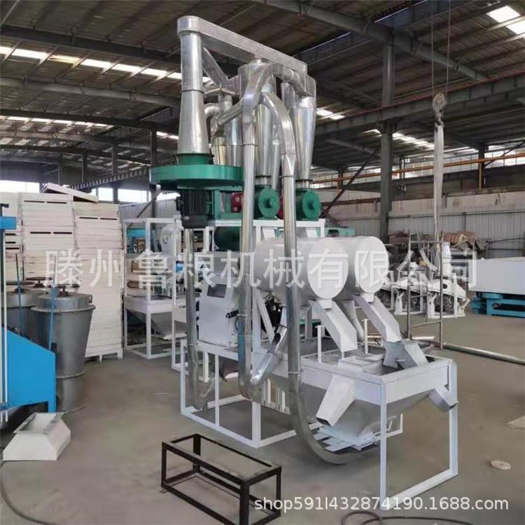 小麦磨面面机 AHQ玉杂全粮面粉机米自动双罗打机