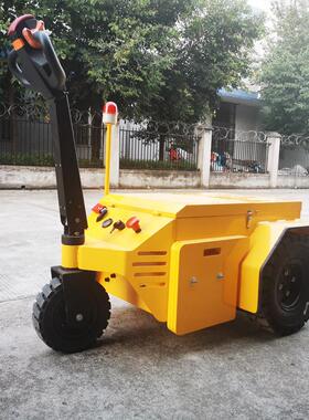 手拉式电动拖头步行式头牵引运车挂拖钩搬车机场仓挂车t库ractor