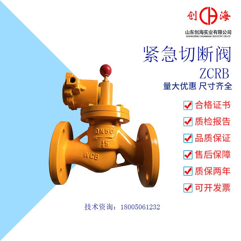 ZCRB微压0.1Mpa天然气报警器防爆电磁阀自动紧急切断阀DN25-400