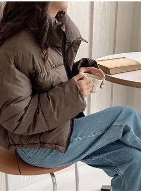 Thick coat bread hoodie jacket women加厚外套连帽卫衣面包服女