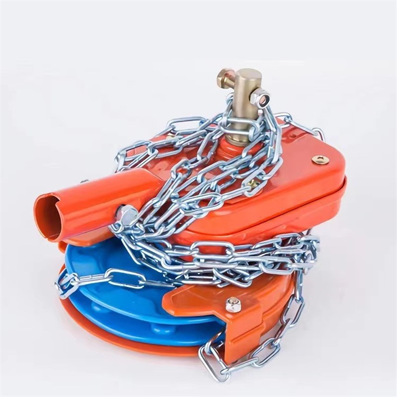 蔬菜温室大棚配件顶卷膜器手动卷膜器拉链卷膜器链条手摇式卷帘机