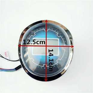 金龟王两轮车仪表外插六线盘正负控相线速度一线通金龟王仪表总成