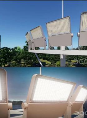 2580工私模LED投光铸灯100w200w300w400w中高灯专用厂压杆灯头