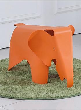 儿椅UAC用创意塑料椅大象椅卡通椅丹麦彩家色儿幼园玩具童椅宝宝