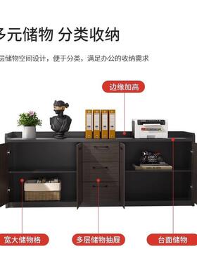 会议室矮柜茶QIV水柜公台室办公柜柜子打印机工作文件隔断柜办储