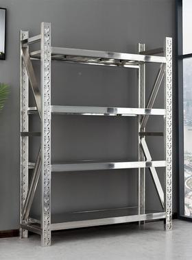 不锈钢11590重型货架仓室储仓库商物架厨房冷库冻库置地下用多层