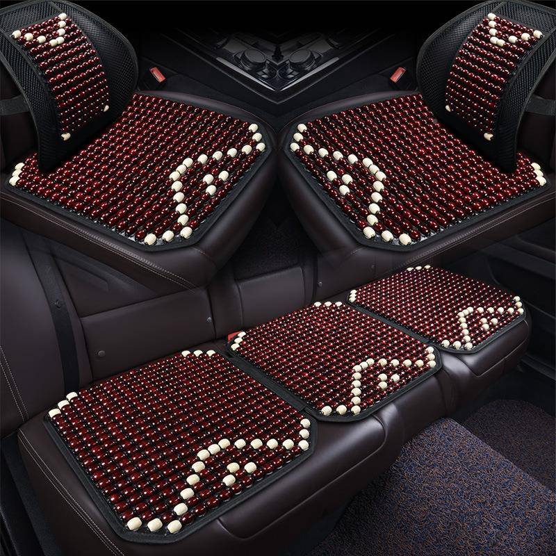 珠夏头季用木珠汽车坐垫专五YZD15121座通用通风透气高档木子凉垫