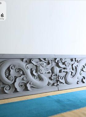 唐语砖雕仿砖青古砖门楼装饰线条TY-XT300顶线墙m裙30/54c龙纹线