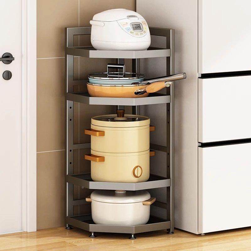 厨房转角置物能架地多层落家用j45卫间生浴室多功收纳角落储物三,厨房/烹饪用具,抹布架/厨房清洁收纳架,淘宝优惠券,粉丝福利购,淘宝优惠卷