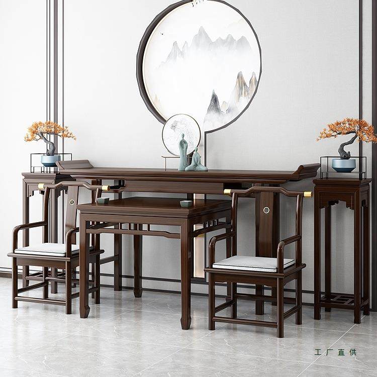 全实条OTW供桌新中式农木村堂屋单中堂六件套神台明式简供奉案台,电子元器件市场,其它元器件,淘宝优惠券,粉丝福利购,淘宝优惠卷