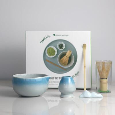 陶瓷具茶配件抹茶碗尖五件套装创意手工SQH点茶工具茶茶筅嘴抹碗