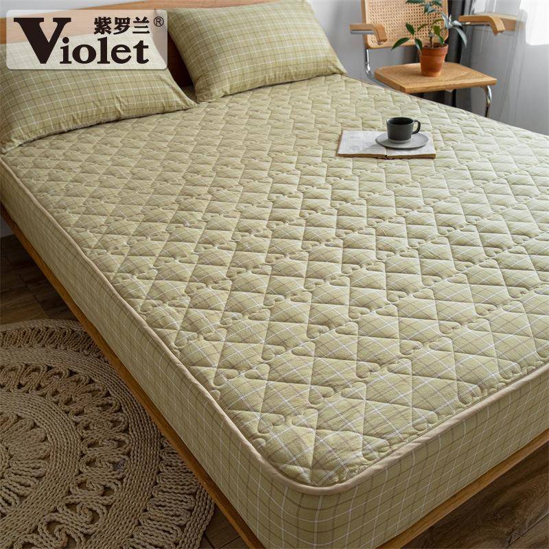 护xyt全棉水洗棉豆纤维夹棉笠纯棉床罩席梦思YVP大夹棉床垫保床套