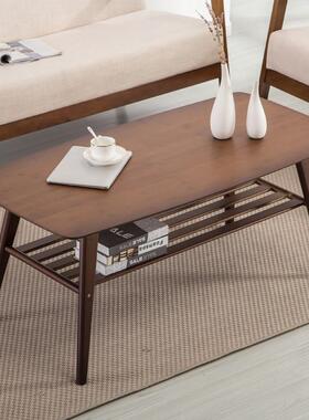 日小户型矮桌民宿几桌现式厅代简约出租家用创意双层储物茶93247