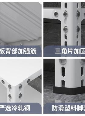 角置钢货架库物架仓阳台房收纳展示架多RZP用途铁架子厨角钢储物