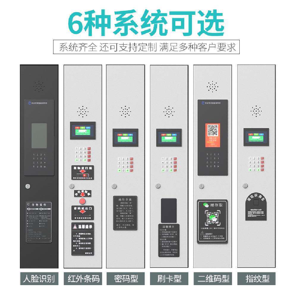 ssw-5545健身房智能更衣柜浴室换衣柜寄存识柜储柜刷人脸别扫码存