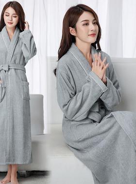 毛巾料浴袍男26963女冬情侣睡袍酒店棉吸水浴衣L季巾做OGO