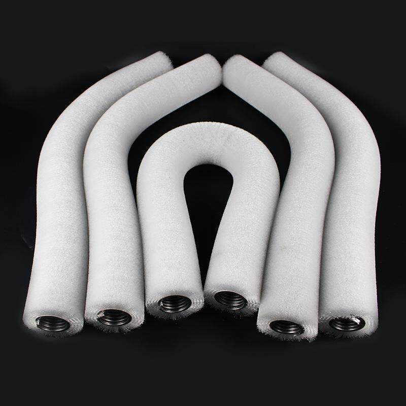 YX-029火山灰弹簧磨刷玻璃表面清洗式光刷缠绕毛刷辊白毛刷抛滚筒