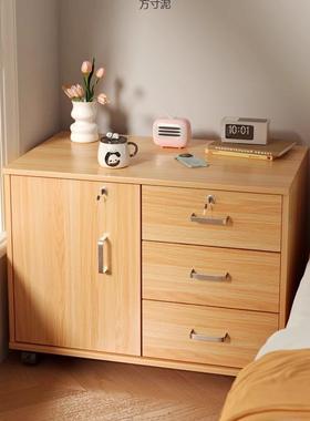 头柜简卧见详情室床家用约出租房现收纳移动小柜子储代物柜简易带