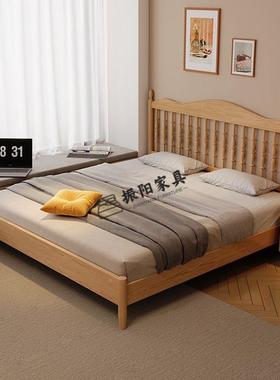 中古风双法17213式复古实温卧莎床1.8米大床主人木床1.5米小户型