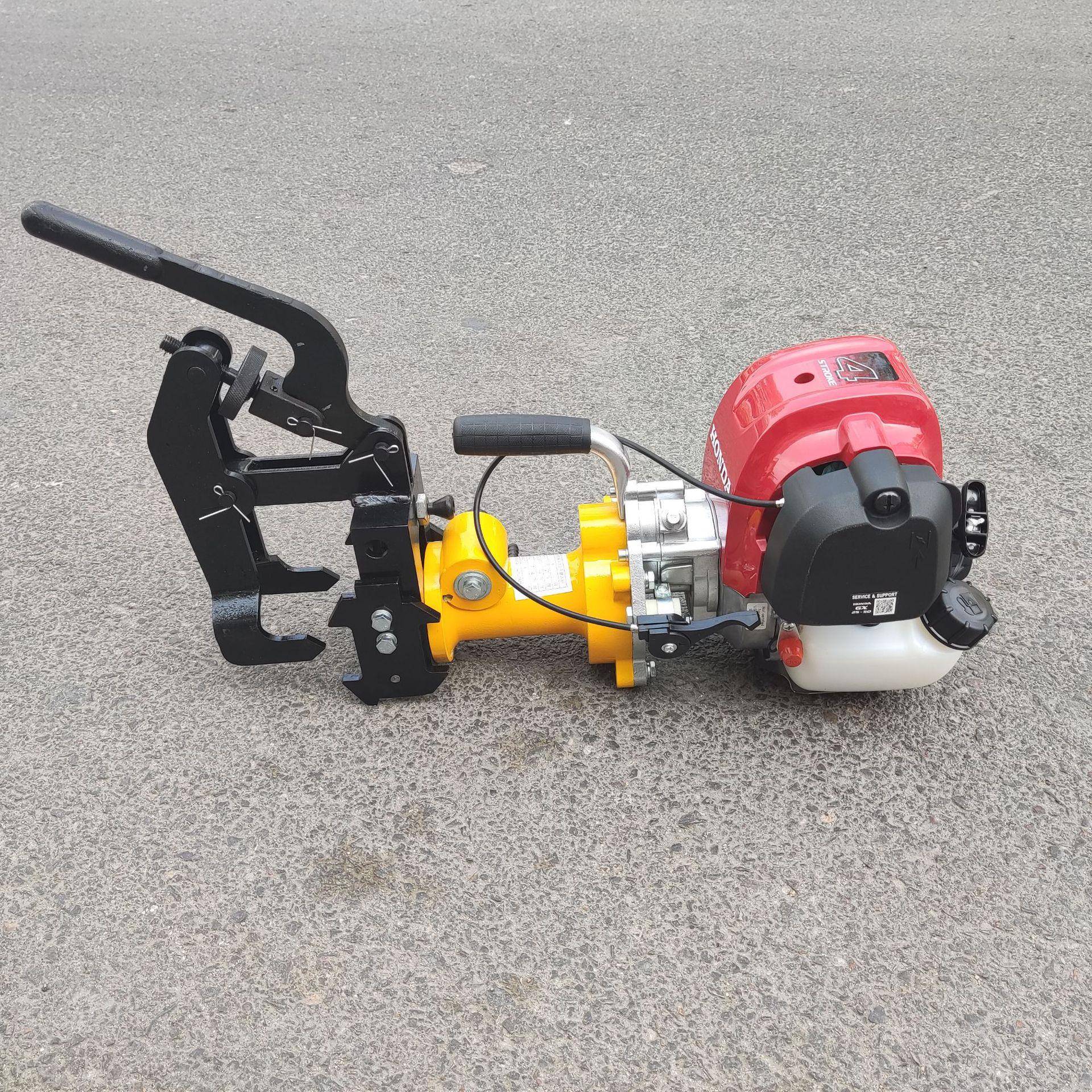 GX50路轨道内燃钻孔眼机钢轨冲142731机操作方便手持式铁铁轨打孔