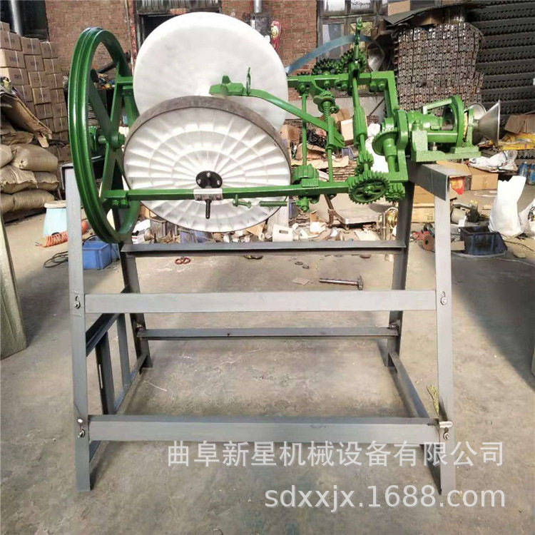 小型家用水稻秸秆蒲草龙须草编织绳机双股编织机草垫编织机