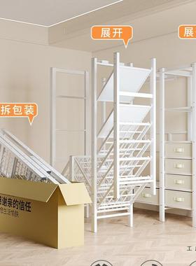 家免安装衣EAN柜用卧室易衣柜实耐用出租房简布衣柜金属结衣柜小