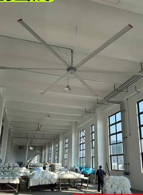 扇永磁吊工7业车间REZ房厂专用大风力降温空气循环通风大型吊扇米