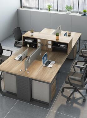 员办公桌椅组合财务员工屏风48273工位双人面对面简现职代办室公