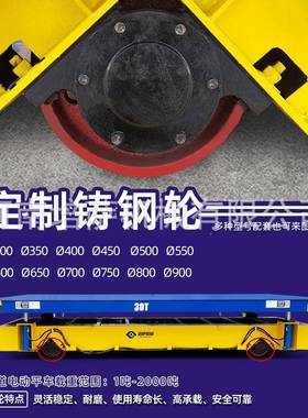 轨电平板动AYV车喷涂车间用移动平台车烘干室地轨车小电动有轨台