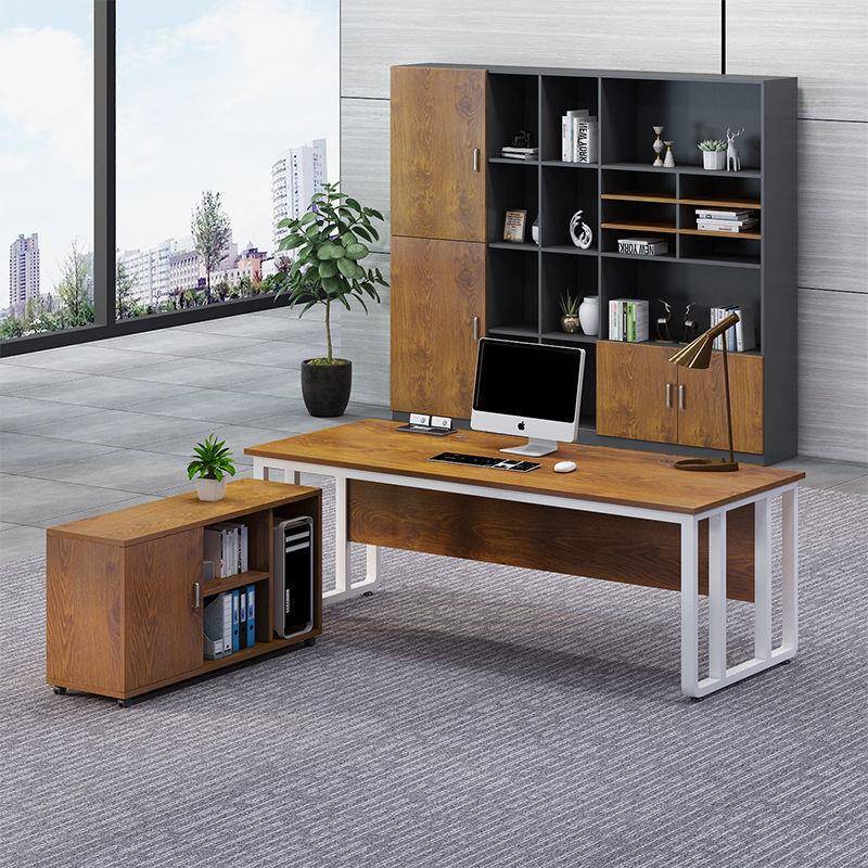 时尚简约老板桌办公组桌柜办桌椅文件合经理总裁公厂家直供室大班