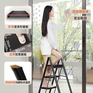 款 铝金子家用人字YAS梯厚多梯功能折叠梯子伸缩楼梯加合家用梯子