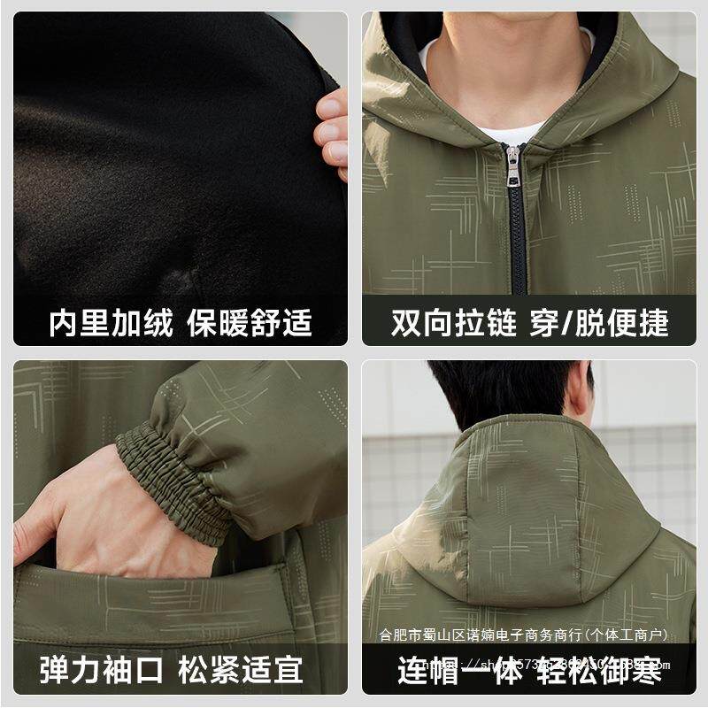 劳罩衣男款加工绒LAY裙防水防油新围款搬运长大褂护衣保作服秋冬