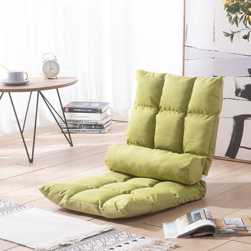 懒人沙发飘榻榻单人榻榻米卧室单人折椅阳子台窗躺叠椅休闲家用软