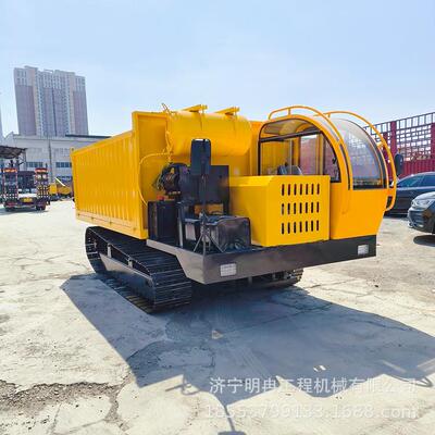 10-20吨钢制履带运输卸车座驾式钢60502制履自拖斗拉机混凝带运输