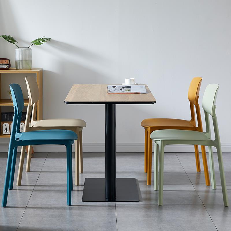 塑料椅子餐椅家用餐椅桌子加厚简约XFI简可椅叠放靠背现代约懒人