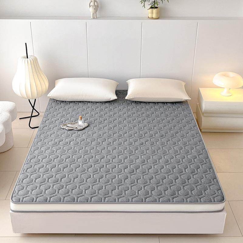 垫2025新27766A类织针棉乳胶记忆海绵抗压床垫款子家纺