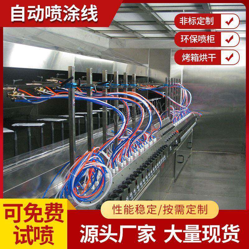 汽拉手喷油涂装设备旋转KZS门一涂一手烤喷漆线拉环把自车动喷漆