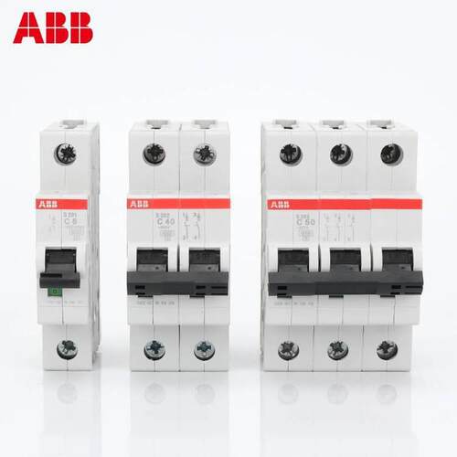 ABBH小断路器SH203SHKJG220S204三相空气型开关***三极空开开关