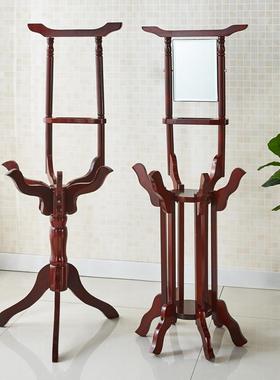 K木I9S实中式收婚纳洗脸架子置物架卫生间毛F76H7JS7老巾架式落地