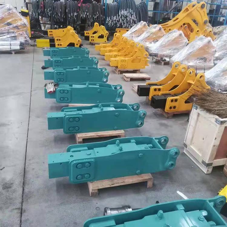 1角开型山开矿凿岩破碎锤三角型直破BKC碎锤小型挖掘机破碎锤